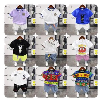 2024 Summer Wholesale Short Sleeve Boys Formal Suits for Kids and Wedding