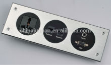 110v multi socket wall sockets with USB