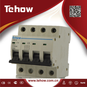 electric mcb c16 miniature circuit breaker / mcb