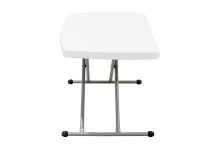 Adjust-Height Plastic Folding Garden Dining Room Table