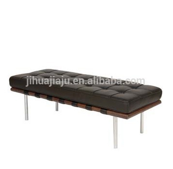 Barcelona bench/leather barcelona bench/white leather bench