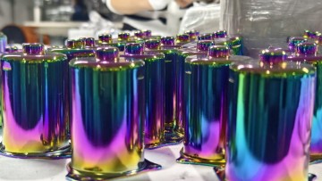 pvd plated rainbow coating hardware