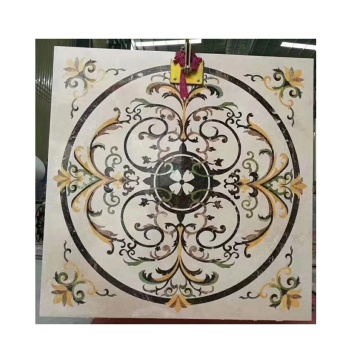 Waterjet Designs for Export: Square Marble Floor Medallions & Tiles at Lowes