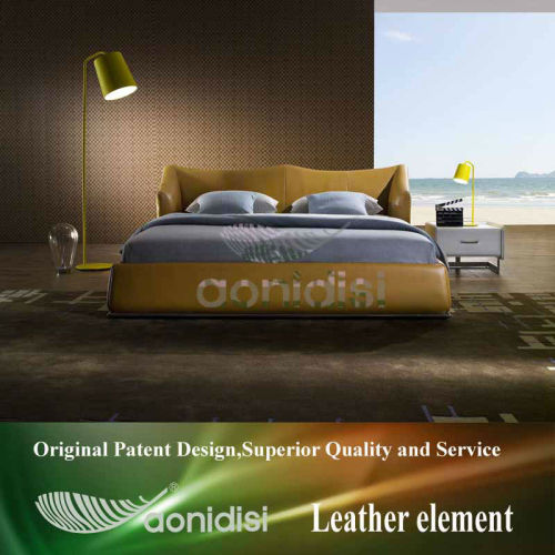Luxury dubai design leather bed set EEPYS1009