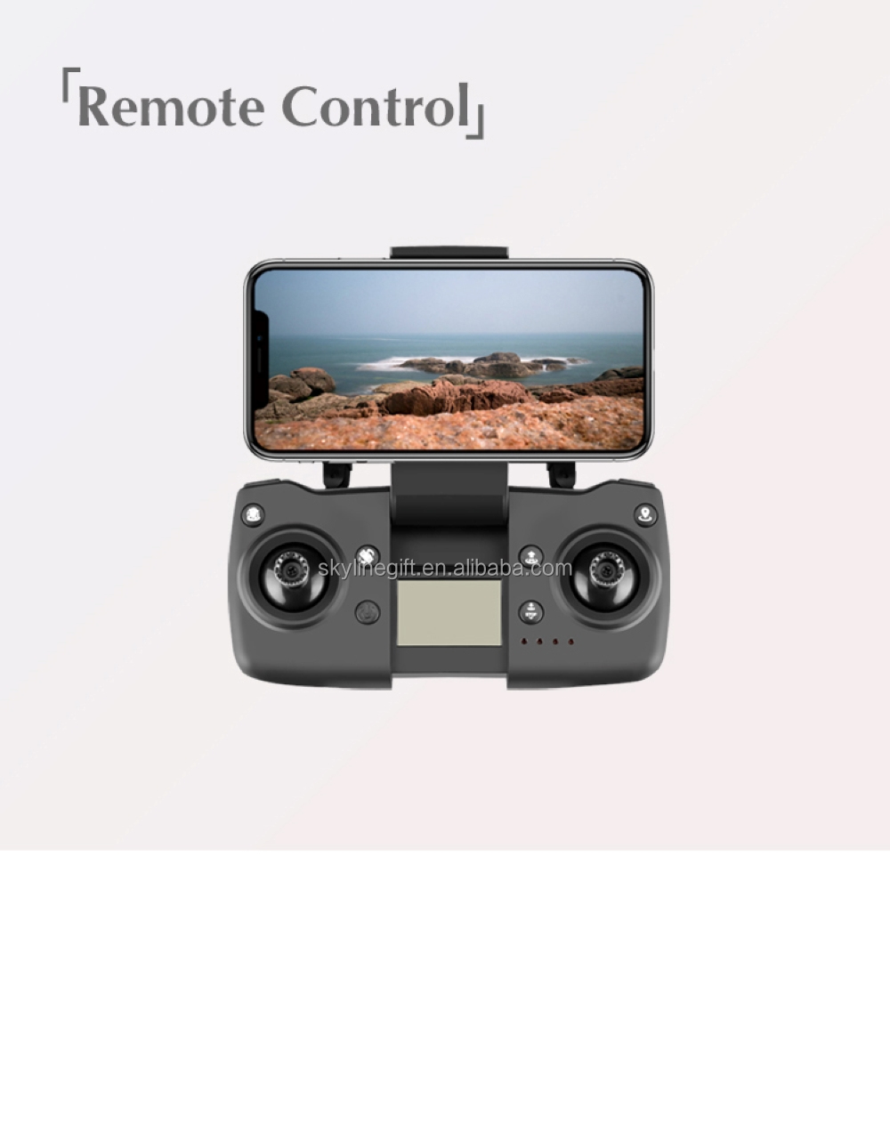 ICAT5 Pro Drone 4K with 2-Axis Gimbal HD Camera GPS Drones Brushless Motor for Beginners RC Quadcopter with Auto Return Home