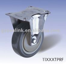 thermoplastic rubber fixed caster