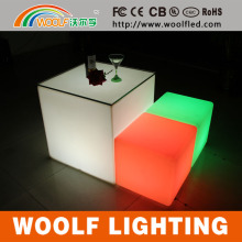 Rechargeable Battery Powered Sitting LED Cube Light