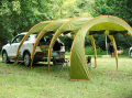 8-10 인용 가족 자동차 차양 캠핑 터널 텐트