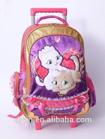 2015 school trolley bag for girls