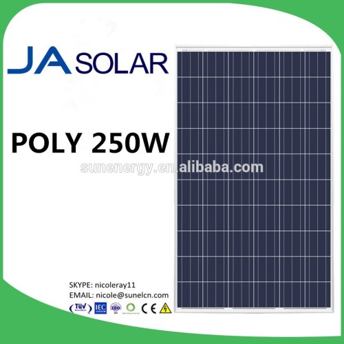 JA pv solar panel price with factory warranty JAP6-60-250/3BB