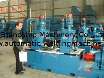 Auto H Beam Production Line , High Speed Hydraulic Straightener