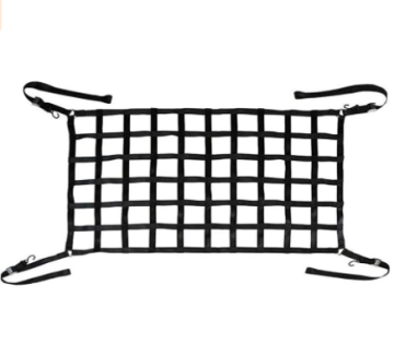Short Truck Bed Cargo Net - Heavy Duty Cargo Nets for Pickup Trucks (42" x 50")