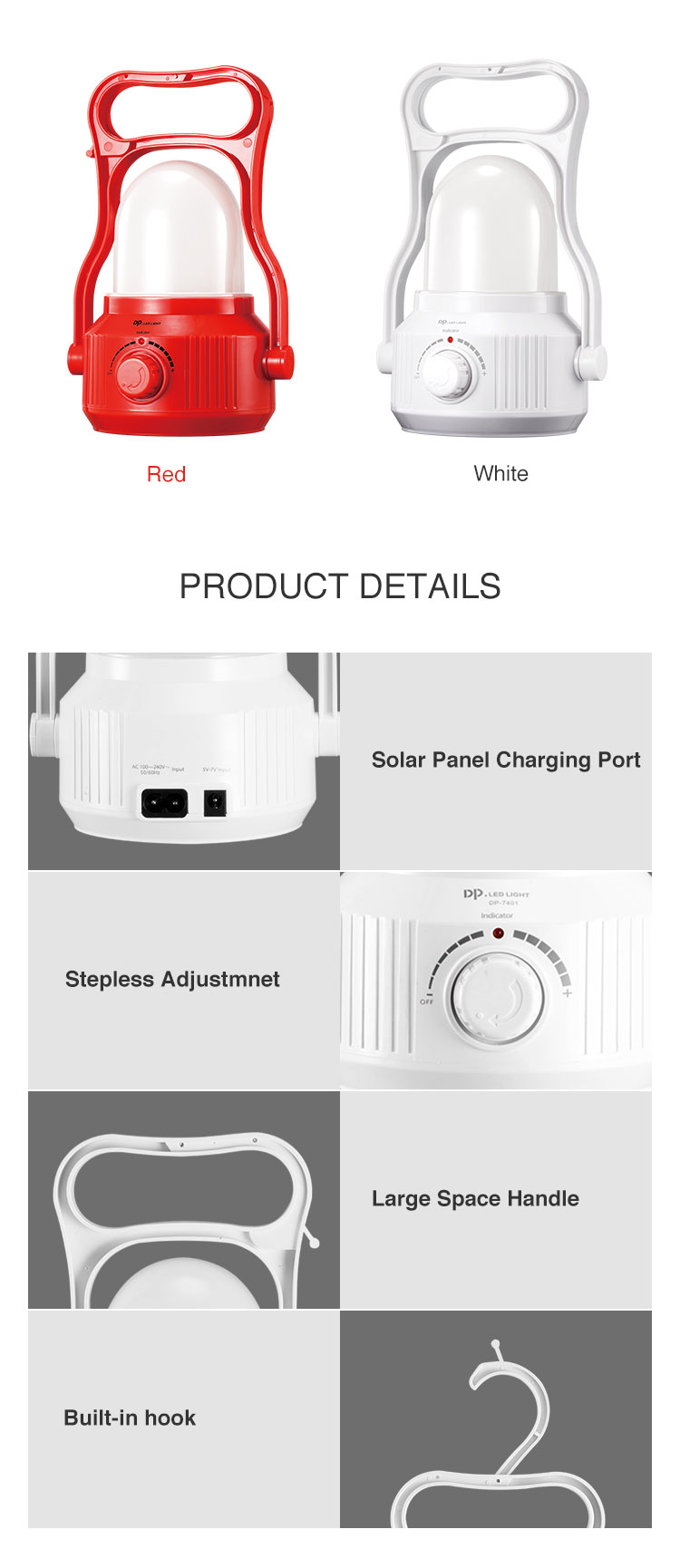 Outdoor Solar Camping Lighting