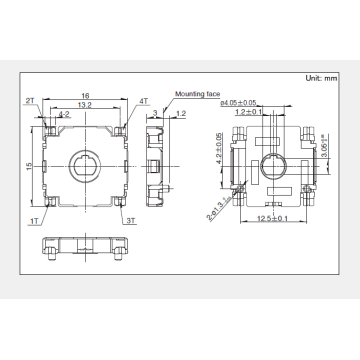 RDC80 Series Rotating potentiometer