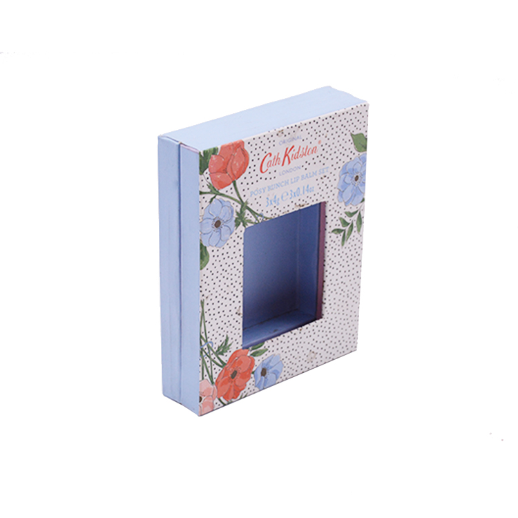 Paper lash box Custom lip balm set magnetic creative design packing lash box