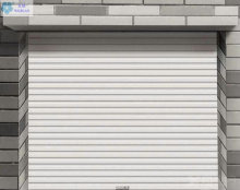 Lightweight aluminium alloy rolling door