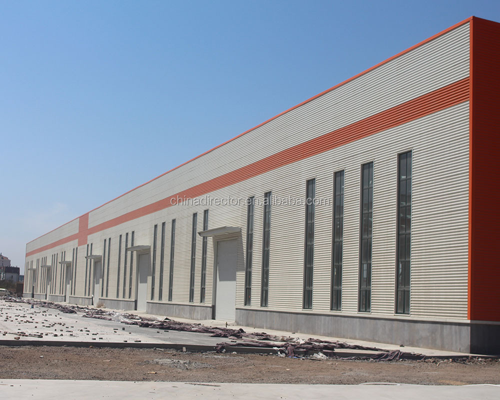 China quick build galvanized prefab steel structure construction factory building warehouse