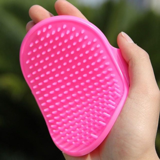 New Qualified Pet Dog Cat Bath Brush Comb Rubber Glove Hair Fur Grooming Massaging Massage Mit pet shower dog brush M0060