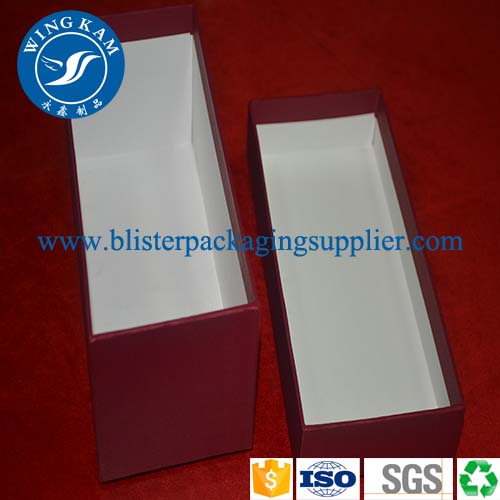 red luxury paper packaging box