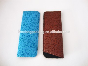 Custom Printed Reading Glasses Bag Leather in China