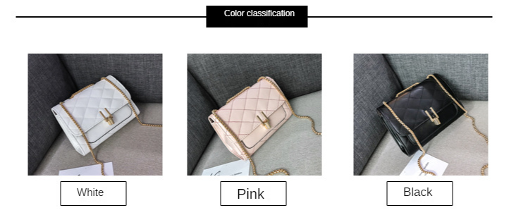 Pure Color Women's Handbag Leather Crossbody Bag PU Shoulder Bag Hand Bag for 2021 New Arrival