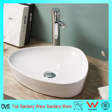 Design Contemporâneo Thin Edge Bathroom Wash Basin Ceramic Basin