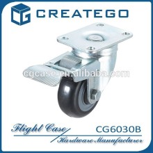 Braked Swivel trundle wheel