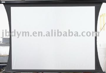 Electric Tab-tension projection screen