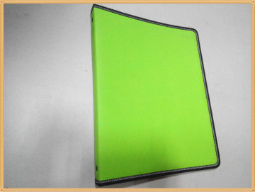 A4 presentation folder with leather cover