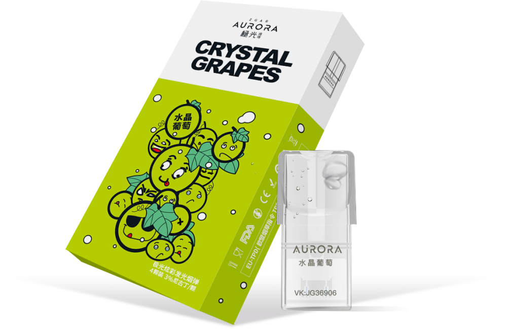 Wholesale Crystal Grapes Aurora Pod Replacement Cartridge