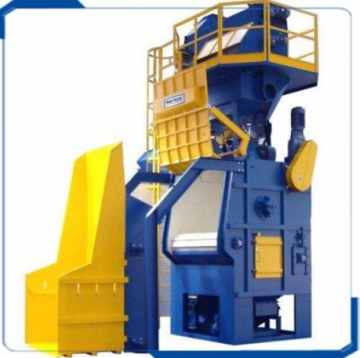 Q326 EA Automatic Rubber Belt Airless Tumble Blast Machine