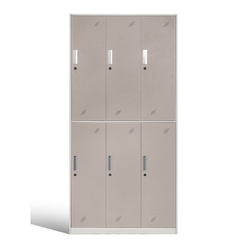 6 Compartment Steel Locker for School