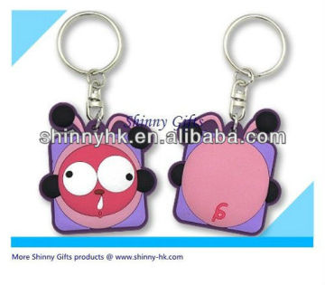 Cartoon shape keychain promotional