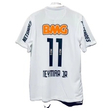 Brazil Santos Home Retro Soccer Jersey #11 Neymar Jr Classic Vintage Football Jersey