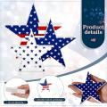 3 Pieces Independence Day Wooden Signs