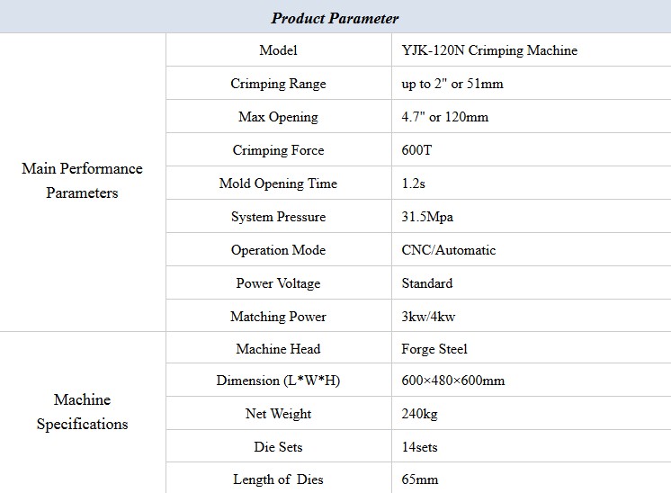 hose crimping machine