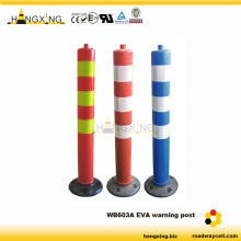 WB603A EVA flexible reflective traffic warning bollard