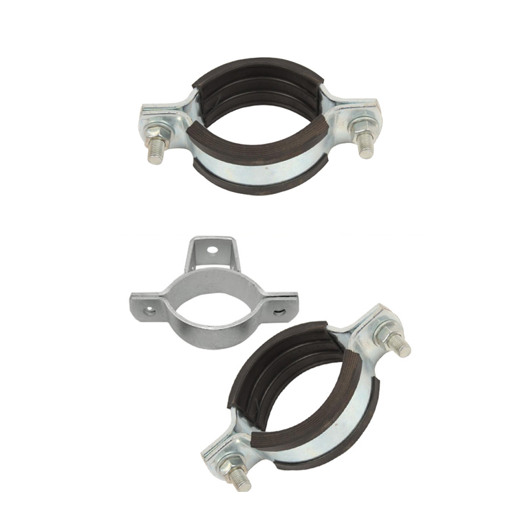 PPR metal card 4 points stainless steel pipe fitting hose clamp