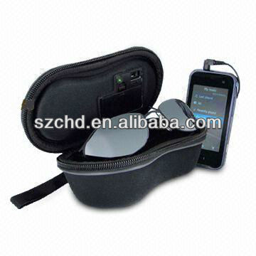 Sunglasses Case Purse with Built In Speaker System