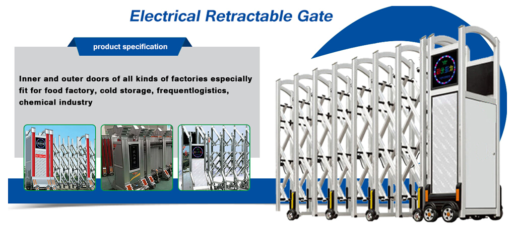 electrical retractable gate