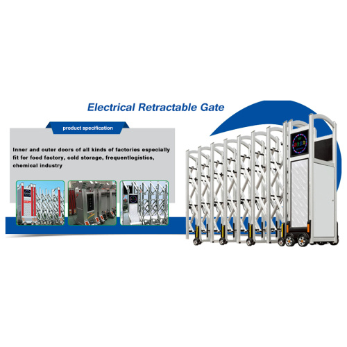 Corredera automática retráctil deslizante puerta de la cerca