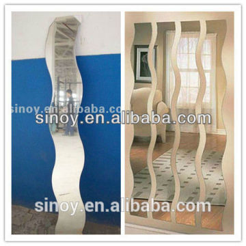 Long Wave Wall Mirrors 3mm to 6mm For Hallway Cheval Mirror