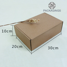 Retail paper moving packaging box
