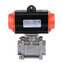 Stainless steel Pneumatic Thread Ball Valve
