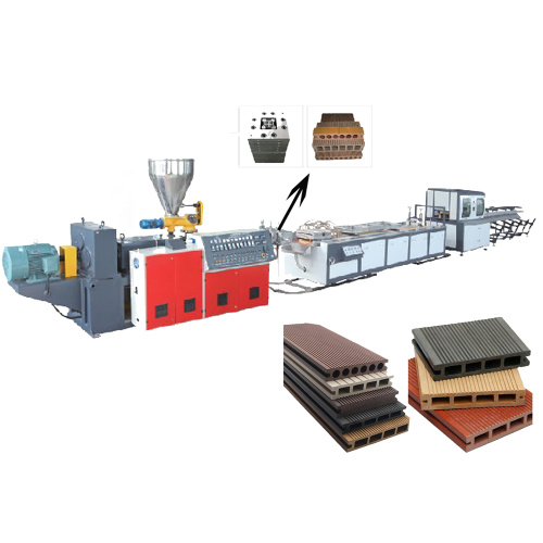 Máquina para fabricar paneles de tablero de puertas de madera y plástico WPC