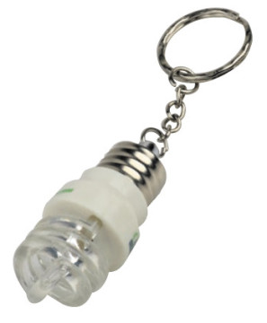 LED 3*AG13 mini bulb shape glass keychain lamp