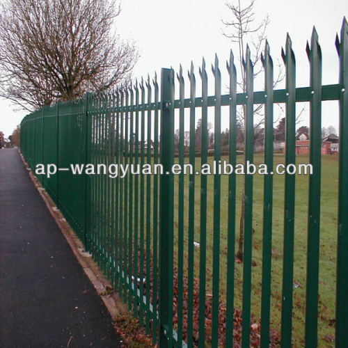 Palisade Fencing made of PVC coated steel