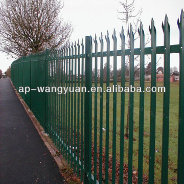 The PVC Coated Iron Garden Palisade Fence Panels