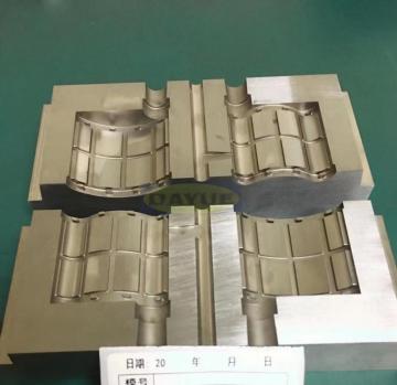 EDM machining of injection mould components cavity