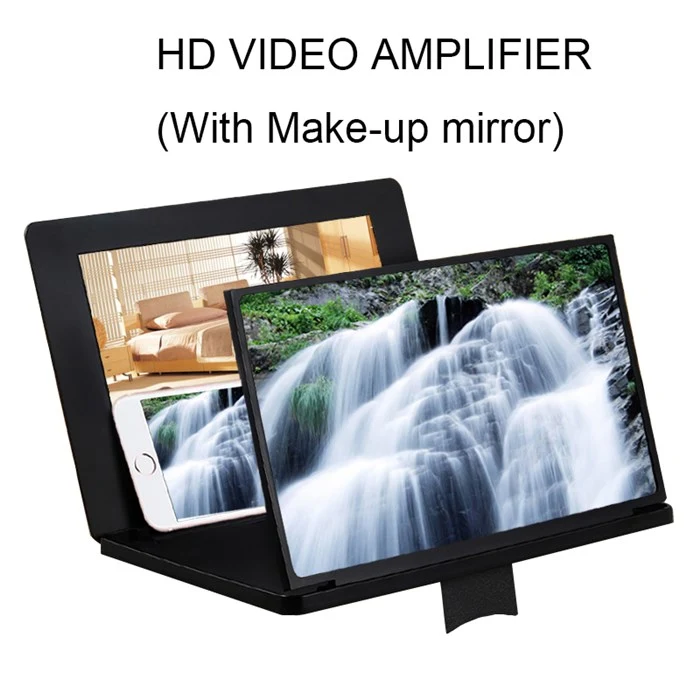 F005 12inch Make-up Mirror Mobile Phone Expander Screen Magnifier Enlarger